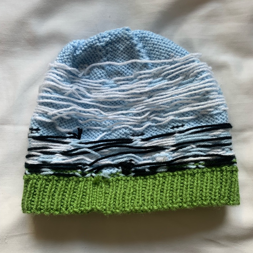 Handmade Knit Sheep Beanie - Picture 2 of 4